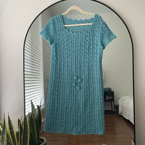 Vintage Dresses & Skirts - Vintage crochet summer dress